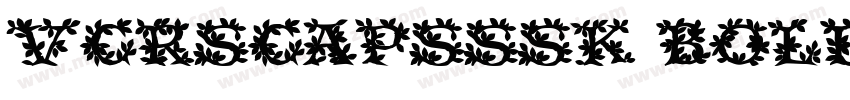 VCRSCapsSSK Bold Ita字体转换